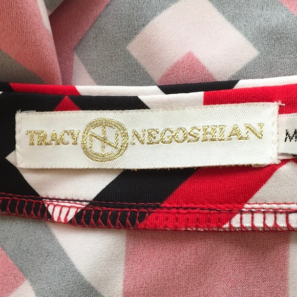 Tracy Negoshiam red white black geo print medium - Picture 3 of 7